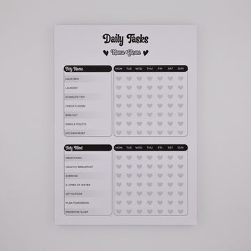 Mono - Daily Tasks Desk Pad