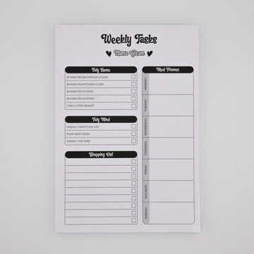 Mono - Weekly Tasks Desk Pad